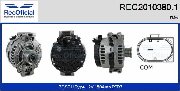 Alternator (REC2010380.1)