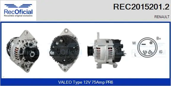 Alternator (REC2015201.2)