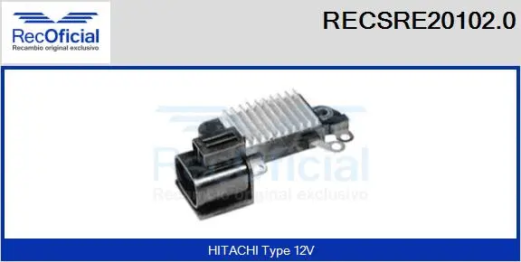 Alternator Regulator (RECSRE20102.0)