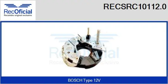 Rectifier, alternator (RECSRC10112.0)