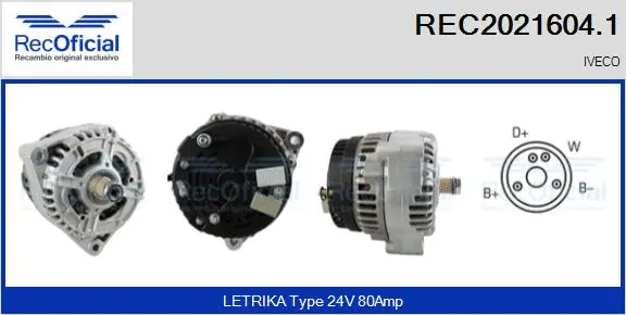 Alternator (REC2021604.1)