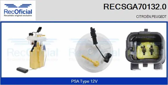 Fuel Feed Unit (RECSGA70132.0)