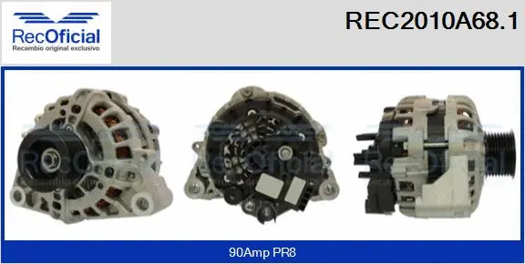 Alternator (REC2010A68.1)
