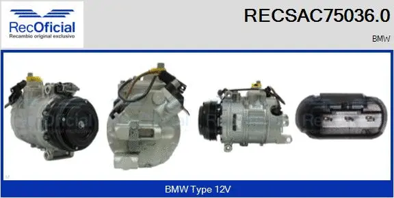 Compressor, air conditioning (RECSAC75036.0)
