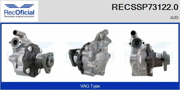Hydraulic Pump, steering (RECSSP73122.0)