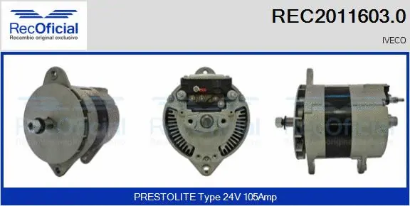 Alternator (REC2011603.0)