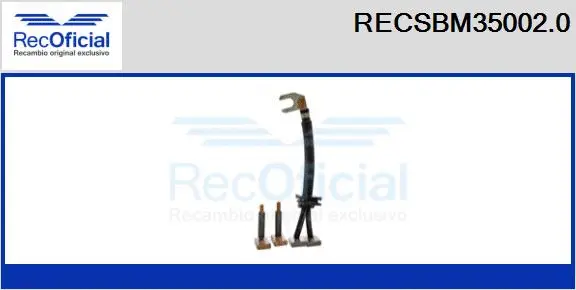 Carbon Brush, starter (RECSBM35002.0)