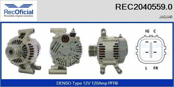 Alternator (REC2040559.0)