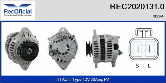 Alternator (REC2020131.0)