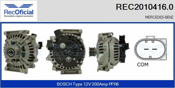 Alternator (REC2010416.0)
