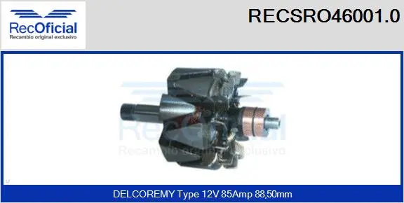 Rotor, alternator (RECSRO46001.0)