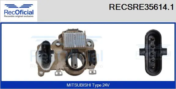 Alternator Regulator (RECSRE35614.1)