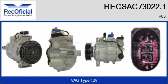 Compressor, air conditioning (RECSAC73022.1)
