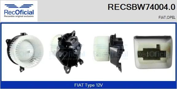 Interior Blower (RECSBW74004.0)