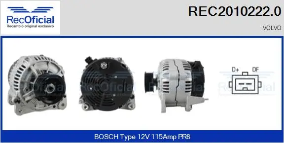 Alternator (REC2010222.0)