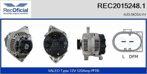 Alternator (REC2015248.1)