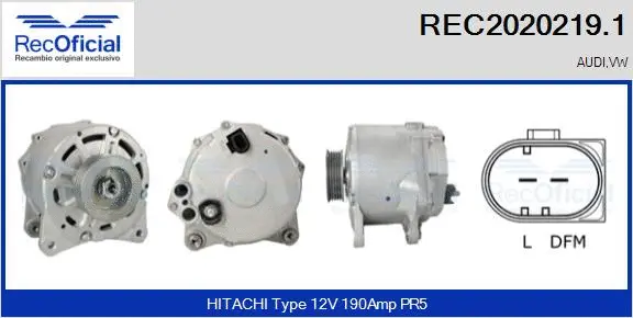 Alternator (REC2020219.1)