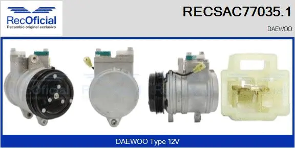 Compressor, air conditioning (RECSAC77035.1)