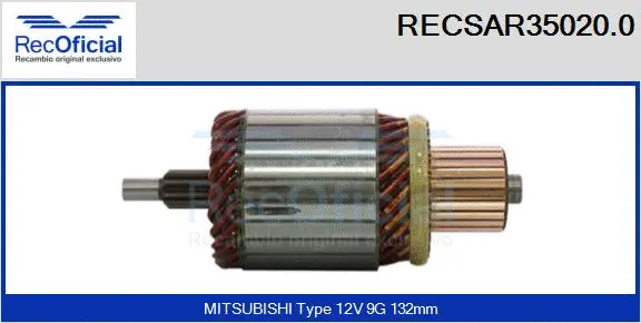 Armature, starter (RECSAR35020.0)