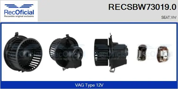 Interior Blower (RECSBW73019.0)