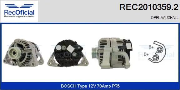 Alternator (REC2010359.2)