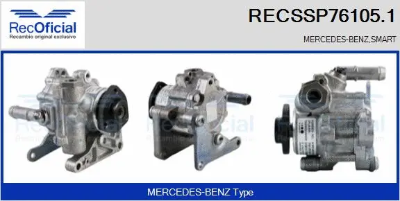 Hydraulic Pump, steering (RECSSP76105.1)