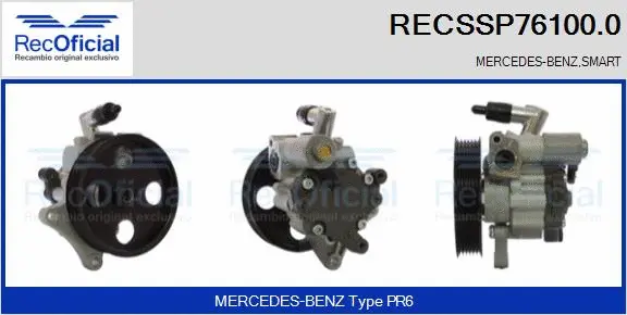 Hydraulic Pump, steering (RECSSP76100.0)