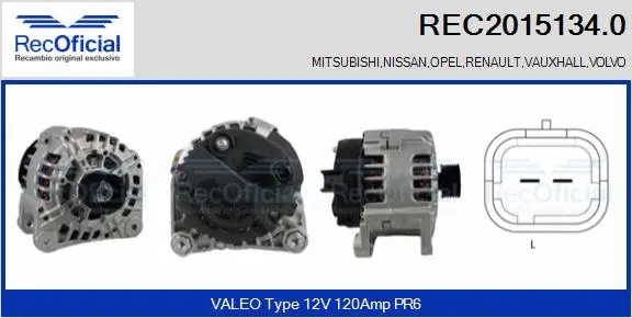 Alternator (REC2015134.0)