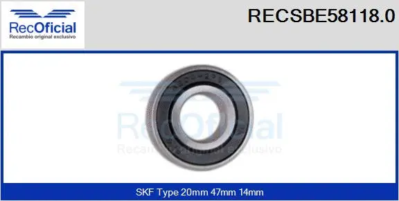 Bearing (RECSBE58118.0)