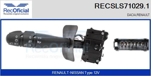 Steering Column Switch (RECSLS71029.1)