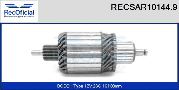 Armature, starter (RECSAR10144.9)