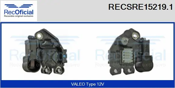 Alternator Regulator (RECSRE15219.1)