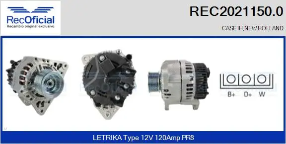 Alternator (REC2021150.0)