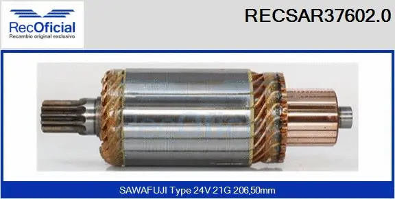 Armature, starter (RECSAR37602.0)