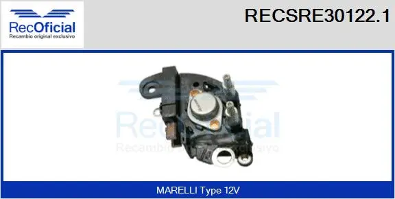 Alternator Regulator (RECSRE30122.1)