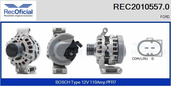 Alternator (REC2010557.0)