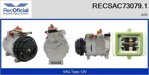 Compressor, air conditioning (RECSAC73079.1)