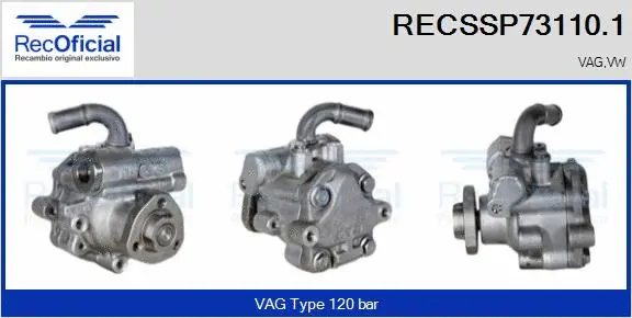 Hydraulic Pump, steering (RECSSP73110.1)