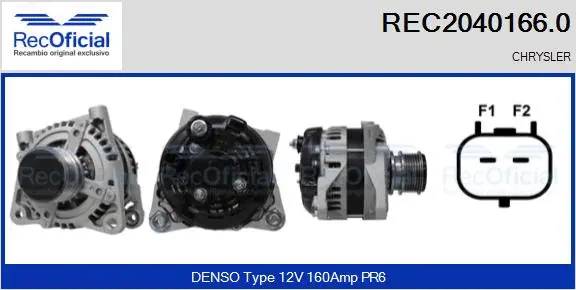 Alternator (REC2040166.0)