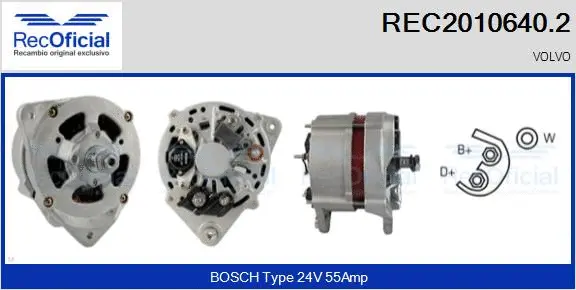 Alternator (REC2010640.2)