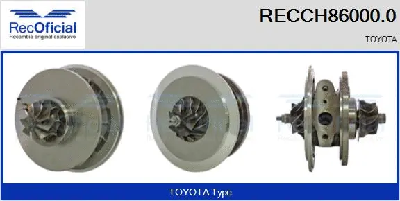 Core assembly, turbocharger (RECCH86000.0)