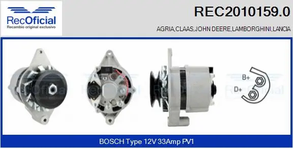 Alternator (REC2010159.0)