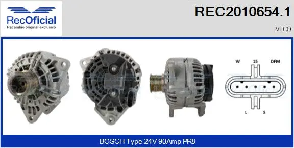 Alternator (REC2010654.1)
