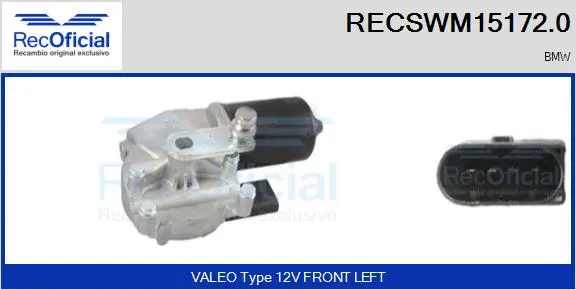 Wiper Motor (RECSWM15172.0)