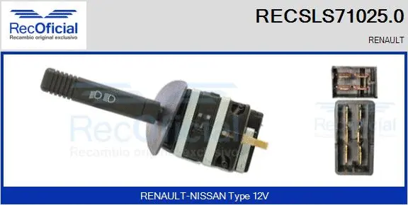 Steering Column Switch (RECSLS71025.0)