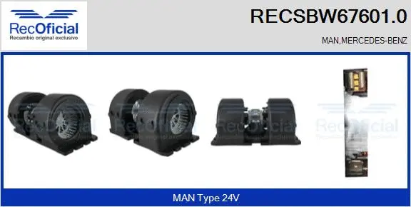 Interior Blower (RECSBW67601.0)