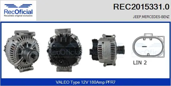 Alternator (REC2015331.0)