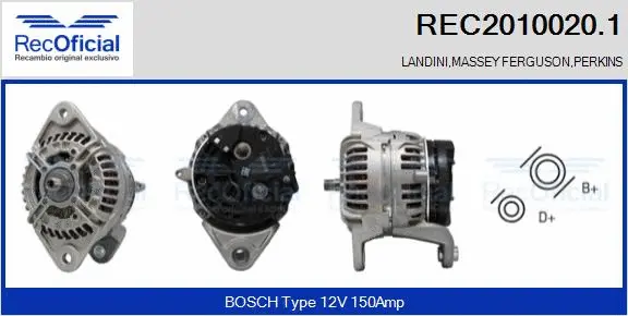 Alternator (REC2010020.1)