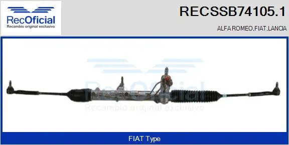 Steering Gear (RECSSB74105.1)