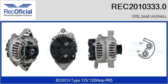 Alternator (REC2010333.0)